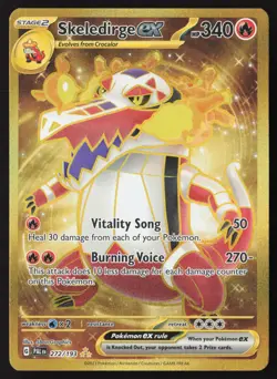 Skeledirge ex Hyper Rare 272/193 Pokemon Paldea Evolved - Image 1