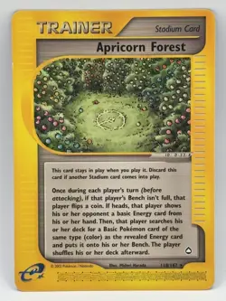 Pokemon Aquapolis 118/147 Apricorn Forest Rare TCG Near mint - Image 1