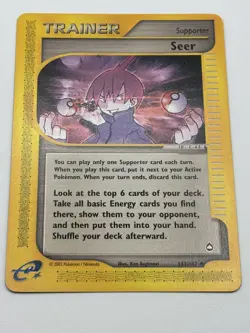 Pokemon TCG Aquapolis SEER Regular, Uncommon - 133/147 NM - Image 2
