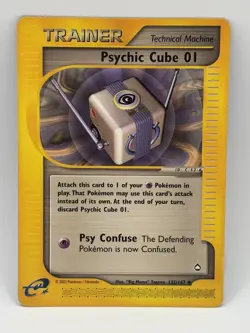 Pokemon - Psychic Cube 01 - 132/147 - Uncommon - Aquapolis TCG LP - Image 1