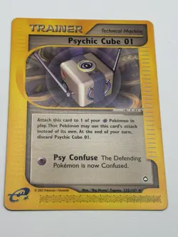 Pokemon - Psychic Cube 01 - 132/147 - Uncommon - Aquapolis TCG LP - Image 2