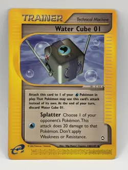 Pokemon - Water Cube 01 - 140/147 - Uncommon - Aquapolis TCG LP - Image 1