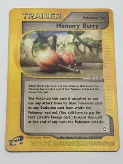 Pokemon Memory Berry 128/147 Aquapolis Set Regular MP - Image 2