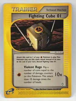 Pokemon - Fighting Cube 01 - 121/147 - Uncommon - Aquapolis TCG - Image 1