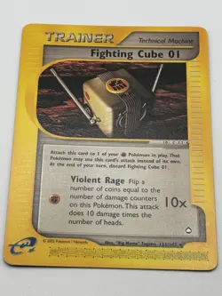 Pokemon - Fighting Cube 01 - 121/147 - Uncommon - Aquapolis TCG - Image 2