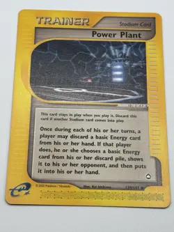 Power Plant - 139/147 Aquapolis - Pokemon TCG - 2003 LP - Image 2