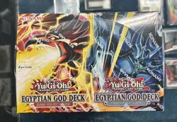 YuGiOh TCG Brand New Factory Sealed Egyptian God Deck Display Box - Image 1