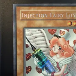 Yugioh Injection Fairy Lily LOD-100 Secret Rare 1st Edition NM - Image 2