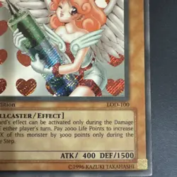 Yugioh Injection Fairy Lily LOD-100 Secret Rare 1st Edition NM - Image 4