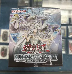YuGiOh TCG Factory Sealed Blue Eyes White Destiny Structure Deck Display - Image 4