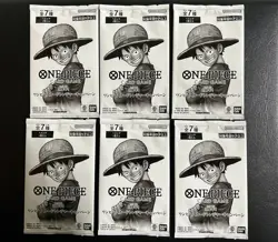 Lot 6 One Piece TCG Japanese OP13 3rd Anniversary Treasure Campaign Promo Pack - Image 2