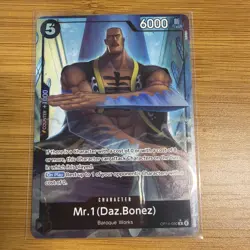 Mr.1 (Daz.Bonez) One Piece Azure Sea's Seven OP14-090 Alt Art English - Image 1