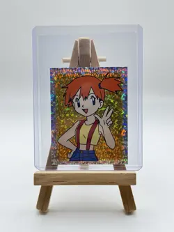 Misty S28 Prism Holo Foil Merlin Sticker Series 1 1999 Pokemon Card NM - Image 1