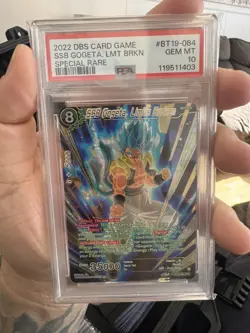 SSB Gogeta Limits Broken BT19-084 SPR Fighters Ambition Card PSA 10 GEM MINT - Image 1