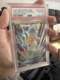 SSB Gogeta Limits Broken BT19-084 SPR Fighters Ambition Card PSA 10 GEM MINT - Image 3