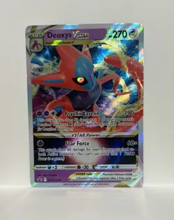 Deoxys VSTAR SWSH268 SWSH: Sword & Shield Promo Holo VSTAR Pokemon Card - Image 1