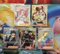 Pokemon Card Lot Full Art Alt Art Fire Pokemon Center Lady Rosa - Image 1
