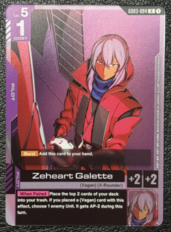 Lot of 6 Purple Holo Rare Cards - Gundam TCG: Steel Requiem (GD03) - English NM - Image 3