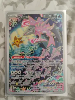 Pokemon TCG Veluza Card 192/182 Paradox Rift Illustration Rare NM Condition - Image 1