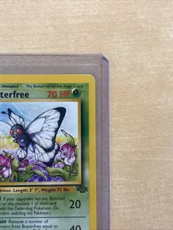 Pokemon TCG Butterfree Jungle 33/64 1st Edition Uncommon Card NM / LP - Image 3