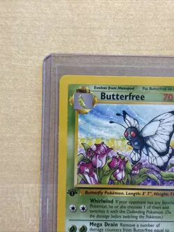 Pokemon TCG Butterfree Jungle 33/64 1st Edition Uncommon Card NM / LP - Image 4