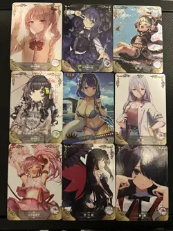 9 Sexy Anime Waifu Cards bulk - Image 1