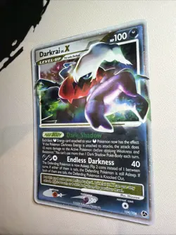 Pokemon TCG Great Encounters Darkrai LV.X 104/106 Holo Ultra Rare Card - Image 3