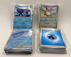 Lot of Pokemon Stuff #182 assorted cards, Card sleeves, CARD MAT, dice etc - Image 2