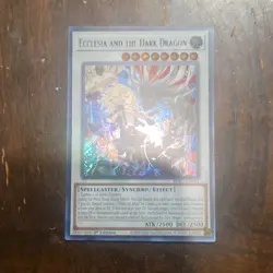 Ecclesia and the Dark Dragon Synchro Effect Holo 1st Ed Card BPRO-EN041 - Image 1