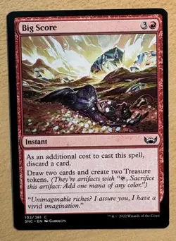 MTG Big Score Card, New Capenna - Image 1