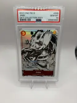 One Piece Jinbe 2023 Game Card Gift Collection ST01-005 English PSA 10 - Image 1