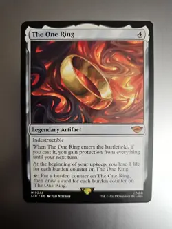 The One Ring, Lord of the Rings Tales of Middle Earth Magic MTG Card - Image 1