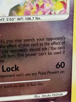 Pokemon TCG Gardevoir Holo Rare Card 7/132 Secret Wonders Series MP - Image 3