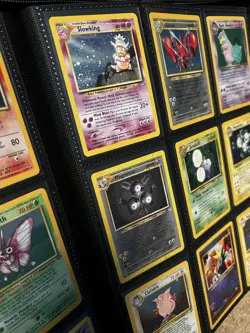 Vintage Pokemon Card Binder WOTC Lot Holos 90 Total Shadowless Base Set 1st Ed - Image 3