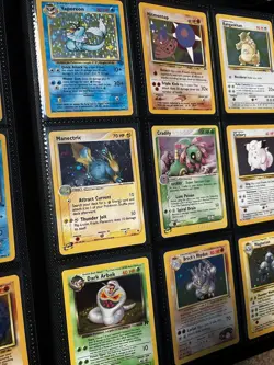 Vintage Pokemon Card Binder WOTC Lot Holos 90 Total Shadowless Base Set 1st Ed - Image 5