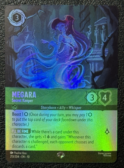 Lot of 4 Epic Rare Holo Cards - Lorcana TCG: Whispers in the Well - NM - Image 3