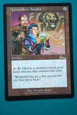 Quicksilver Amulet - MTG - Urza’s Legacy - Lightly Played - Magic the Gathering - Image 1