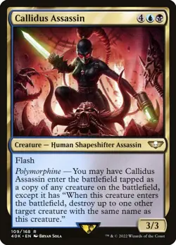 Callidus Assassin Warhammer 40,000 Commander NM MTG - Image 1