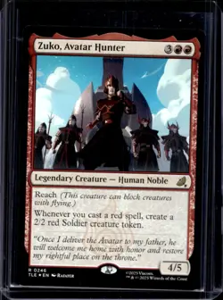 2025 Magic MTG Zuko Avatar Hunter Avatar Last Airbender Foil #0246 - Image 1