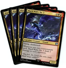 x4 Black Waltz No. 3 - 0214 - Final Fantasy - MTG - NM/M - Image 1