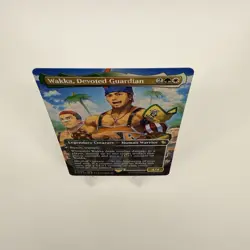 MTG Borderless Wakka, Devoted Guardian Track Print Foil Final Fantasy X NM - Image 2