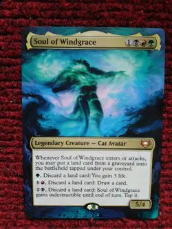 Soul of Windgrace MTG Edge of Eternities Commander Hand Painted Full Altered Art - Image 2