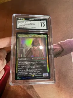 MTG Secret Lair Michonne, Ruthless Survivor Walking Dead Foil CGC Graded 10 - Image 3