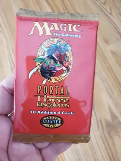 Magic The Gathering PORTAL THREE KINGDOMS Sealed Booster Pack In English (1999) - Image 3