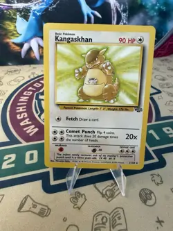 Pokemon Vintage Non-Holo Rare Kangaskhan Jungle 21/64 WotC 1999 - Image 1