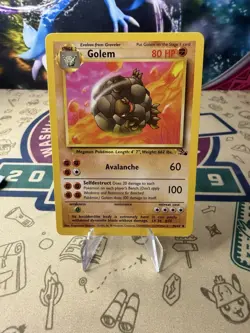 Pokemon TCG Golem 36/62 Fossil Unlimited WOTC - Image 1