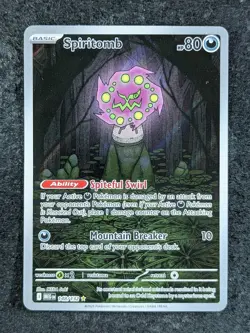 2025 Pokemon SPIRITOMB 148/132 Mega Evolution Illustration Rare Holo English (B) - Image 1