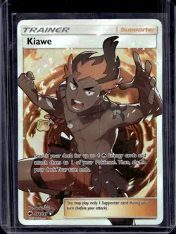 2017 Pokemon Sun & Moon Burning Shadows Kiawe #144/147 - Image 1