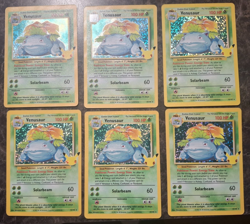 *LOT OF 6* Pokemon Celebrations Venasaur 15/102 Holo NM/LP - Image 1