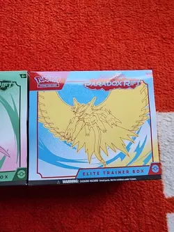 Pokemon Scarlet & Violet Paradox Rift ETB Elite Box Set of 2 SEALED Both ART - Image 3